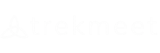 TrekMeet Logo - Horizontal Wite